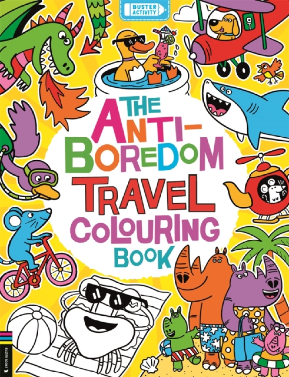 Kniha The Anti-Boredom Travel Colouring Book