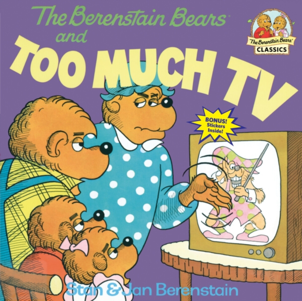 Kniha Berenstain Bears and Too Much TV