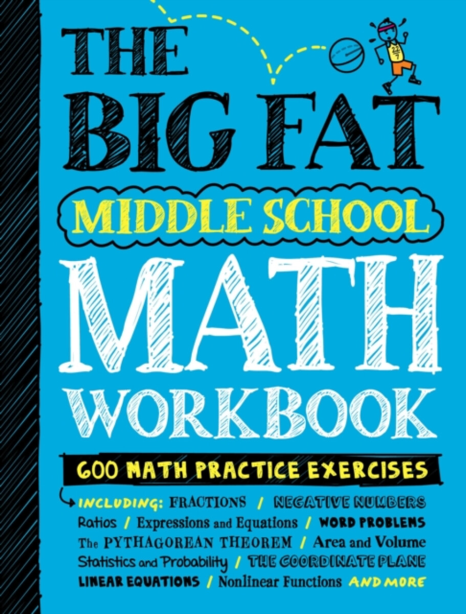 Kniha Big Fat Middle School Math Workbook