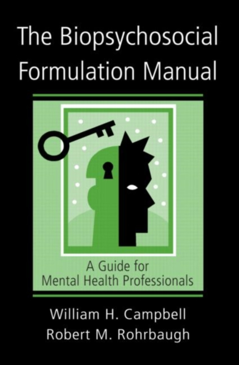 Kniha The Biopsychosocial Formulation Manual