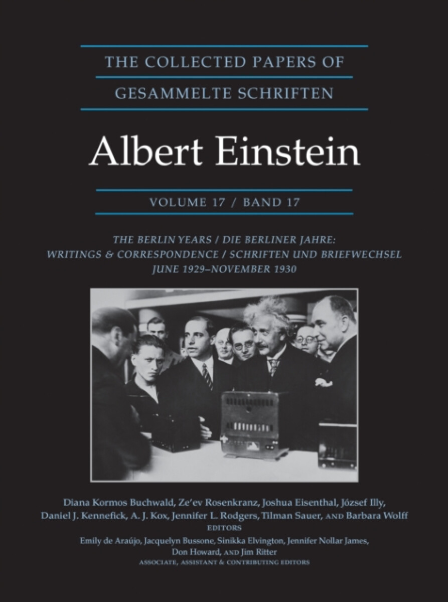 Kniha Collected Papers of Albert Einstein, Volume 17 (Documentary Edition)