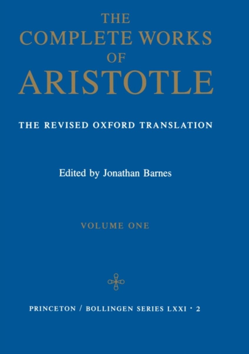 Kniha Complete Works of Aristotle, Volume One