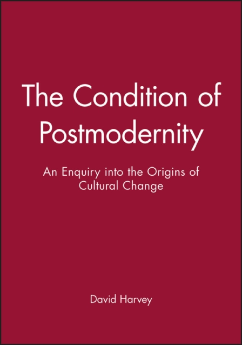 Kniha Condition of Postmodernity