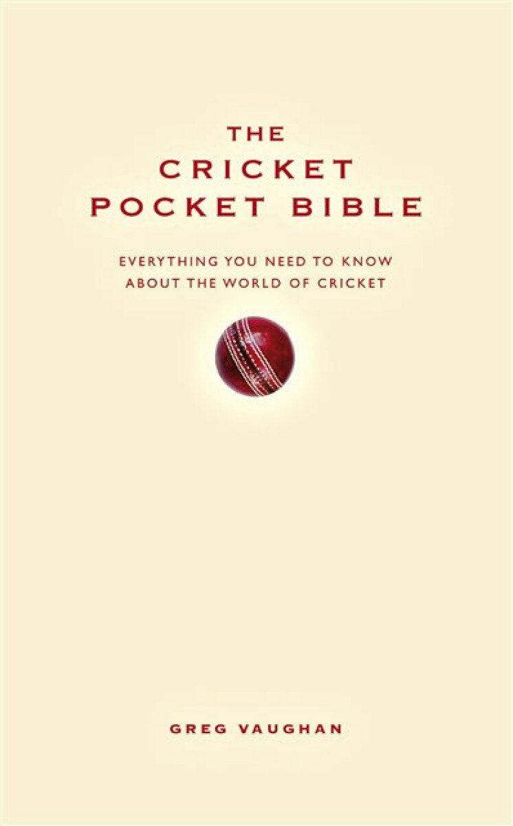 Kniha Cricket Pocket Bible