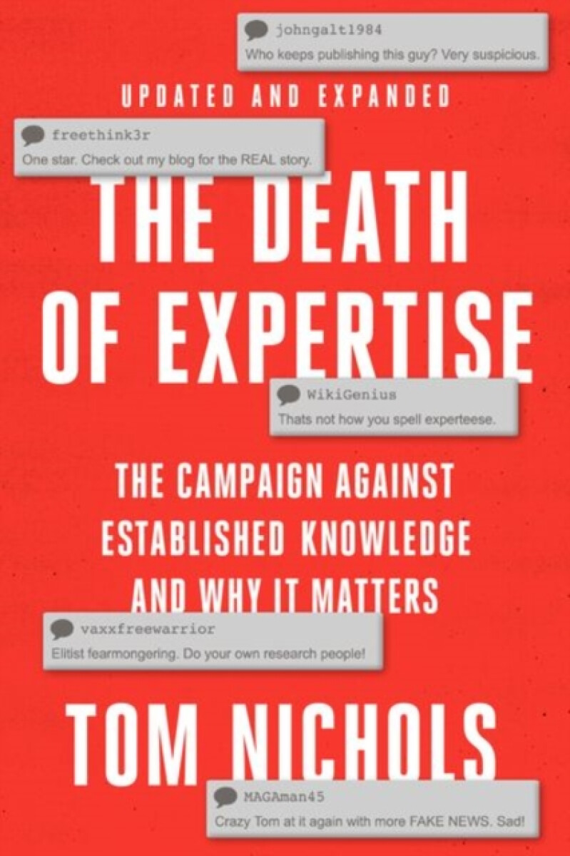 Kniha Death of Expertise