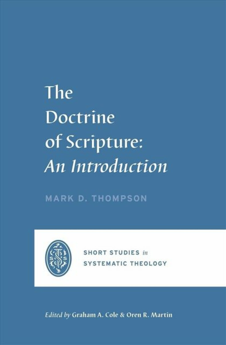Kniha Doctrine of Scripture