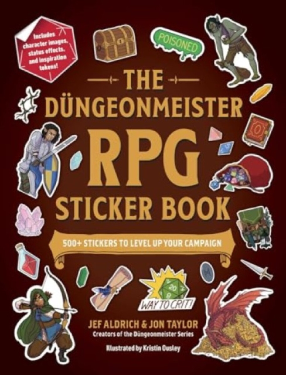 Kniha Dungeonmeister RPG Sticker Book