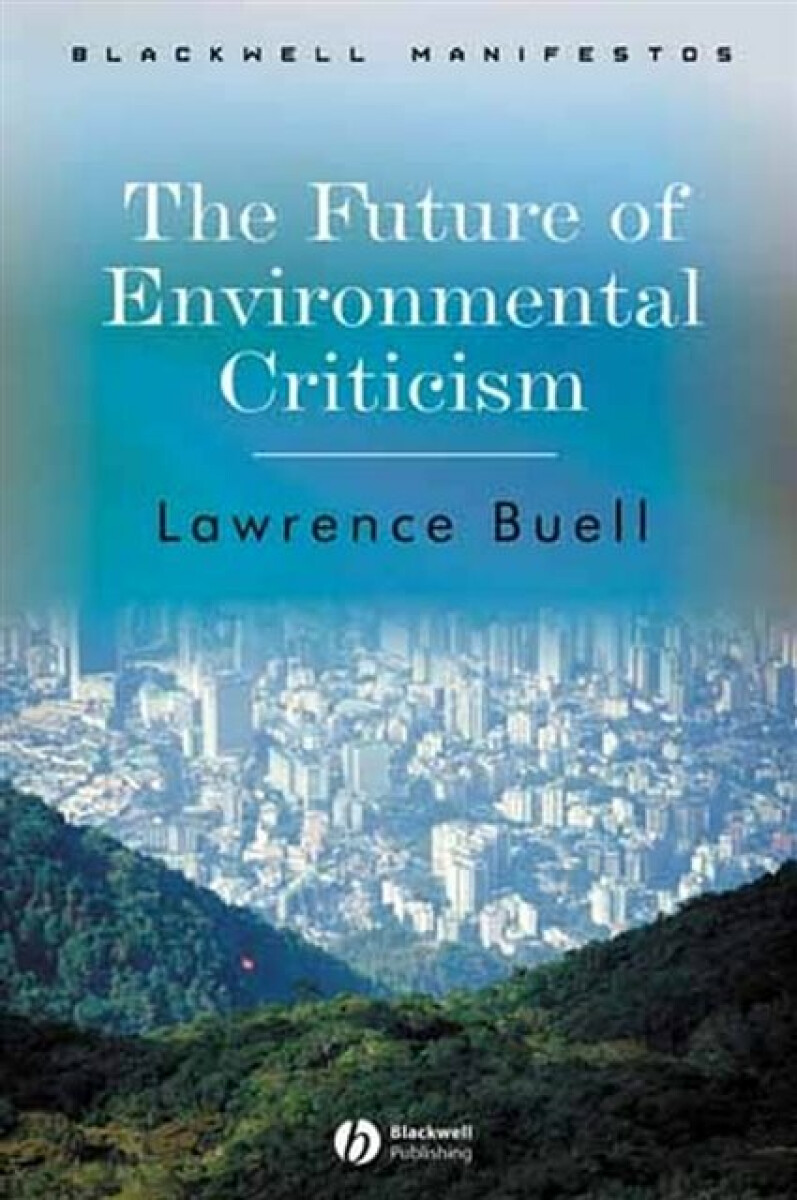 Kniha Future of Environmental Criticism
