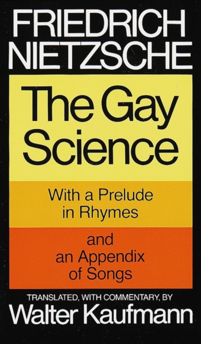 Kniha The Gay Science