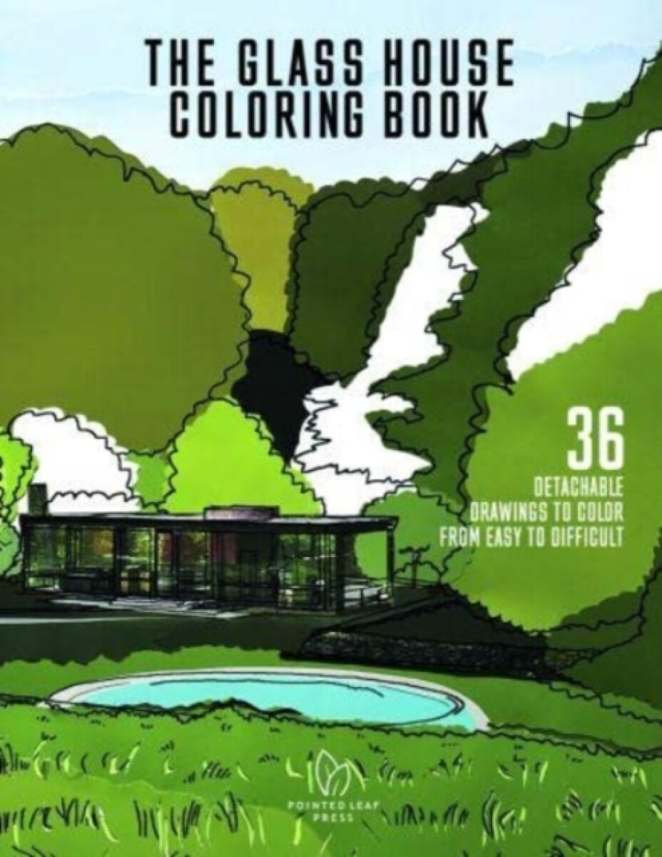 Kniha Glass House Coloring Book