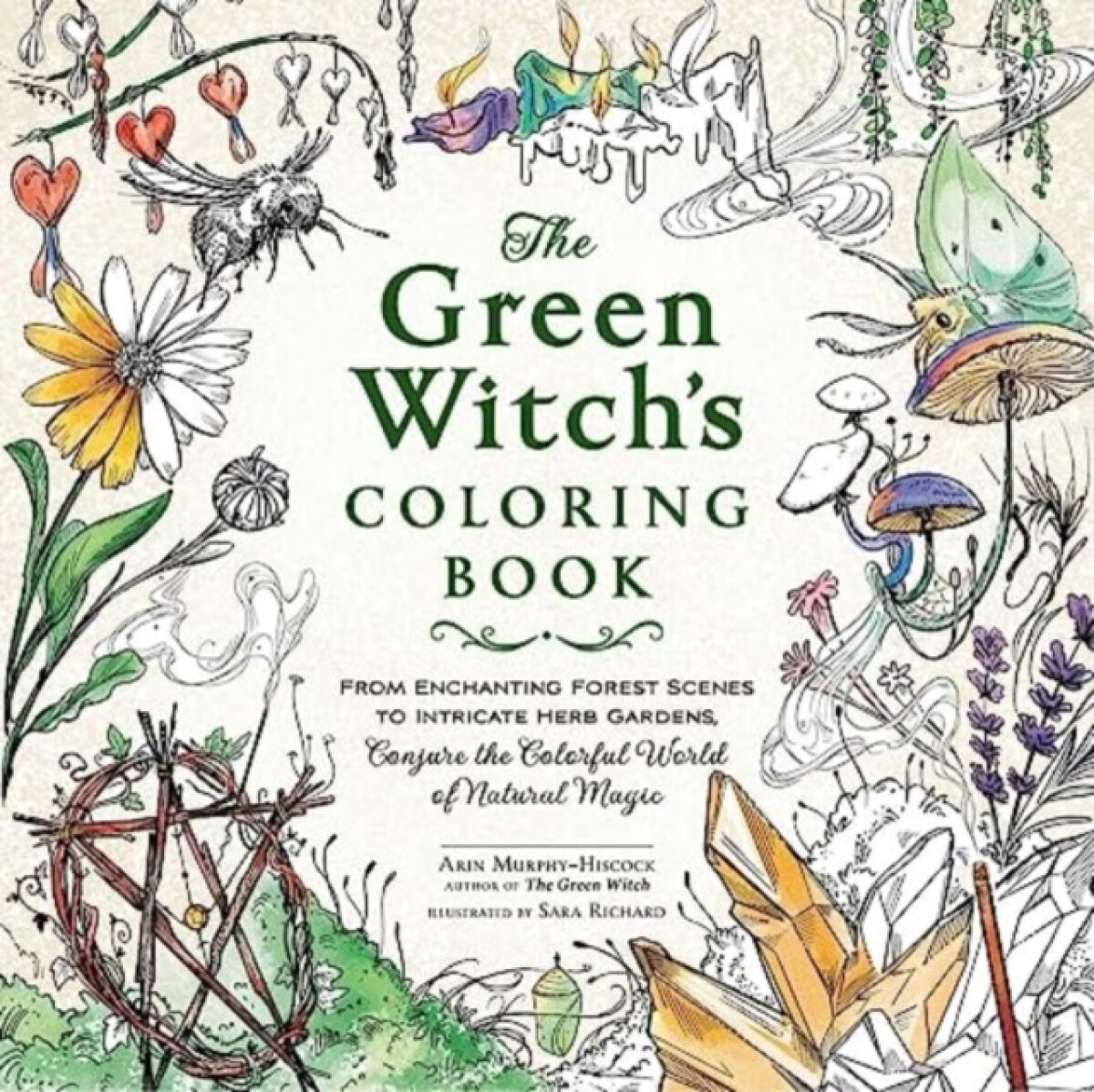 Kniha Green Witch's Coloring Book