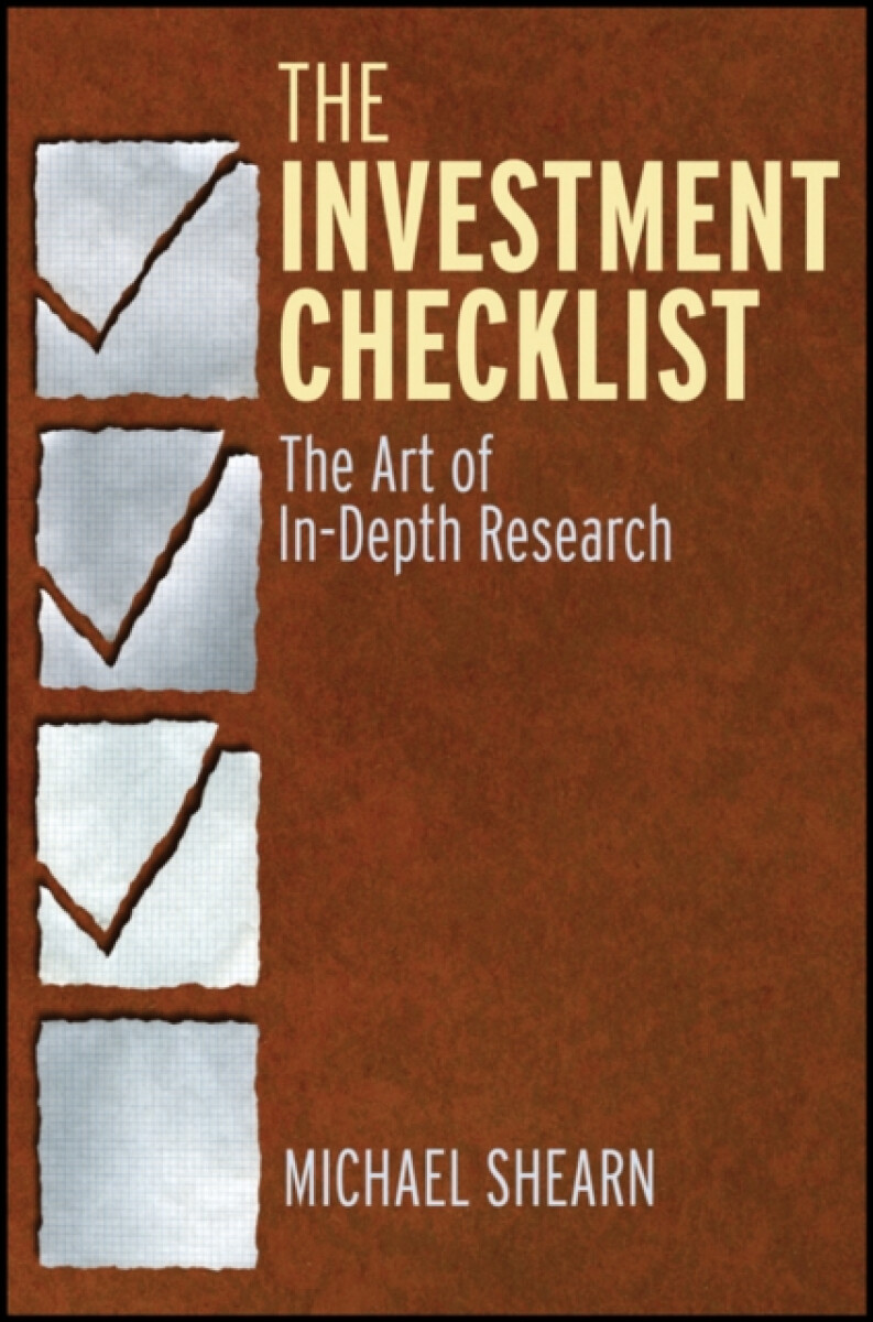 Kniha Investment Checklist