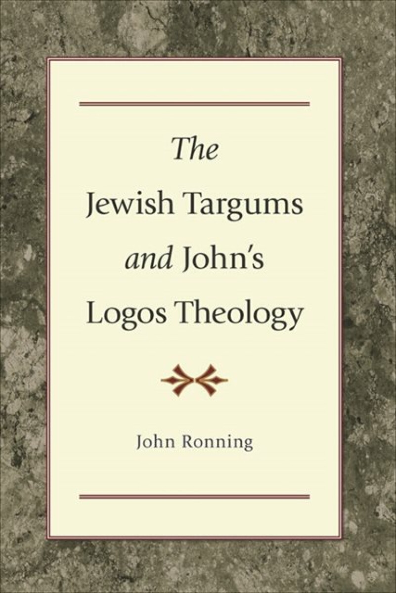 Kniha Jewish Targums and John`s Logos Theology