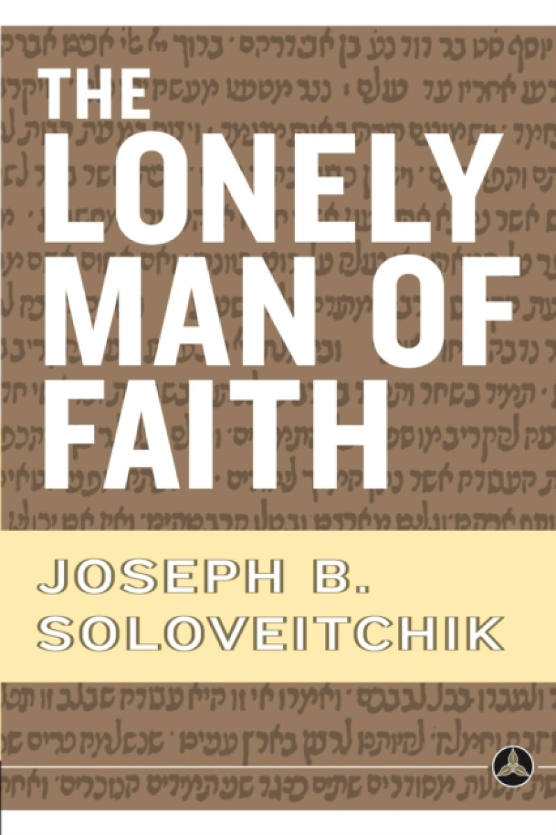 Kniha Lonely Man of Faith