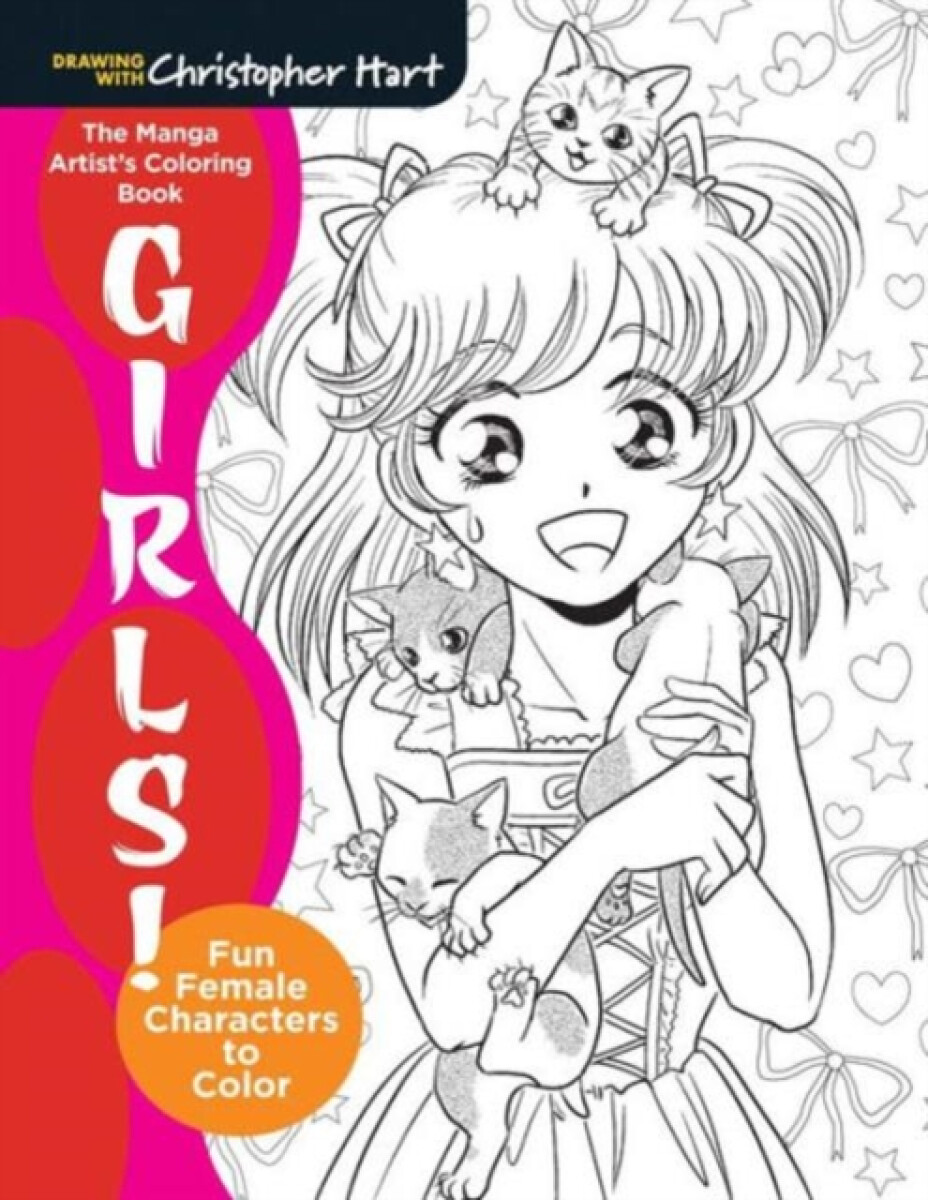 Kniha Manga Artist's Coloring Book: Girls!