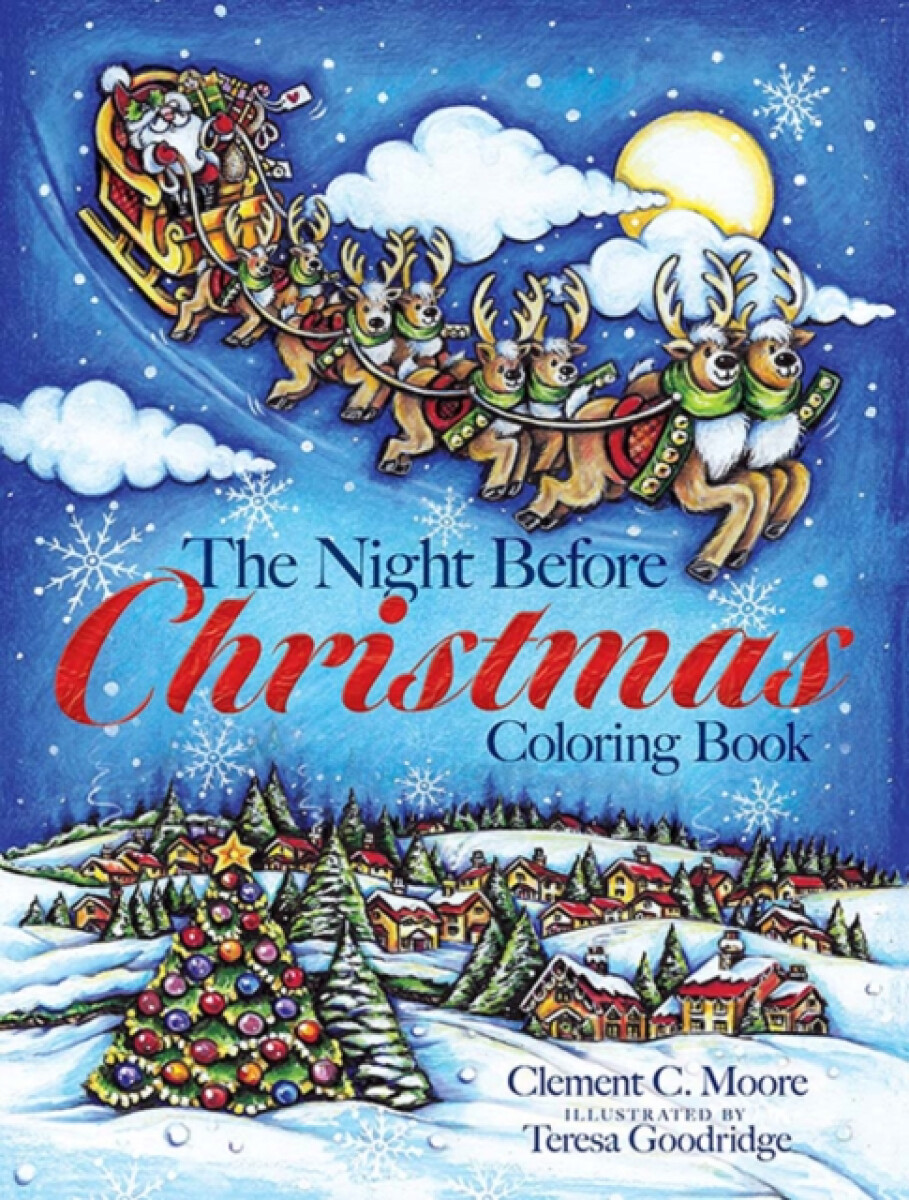 Kniha The Night Before Christmas Coloring Book