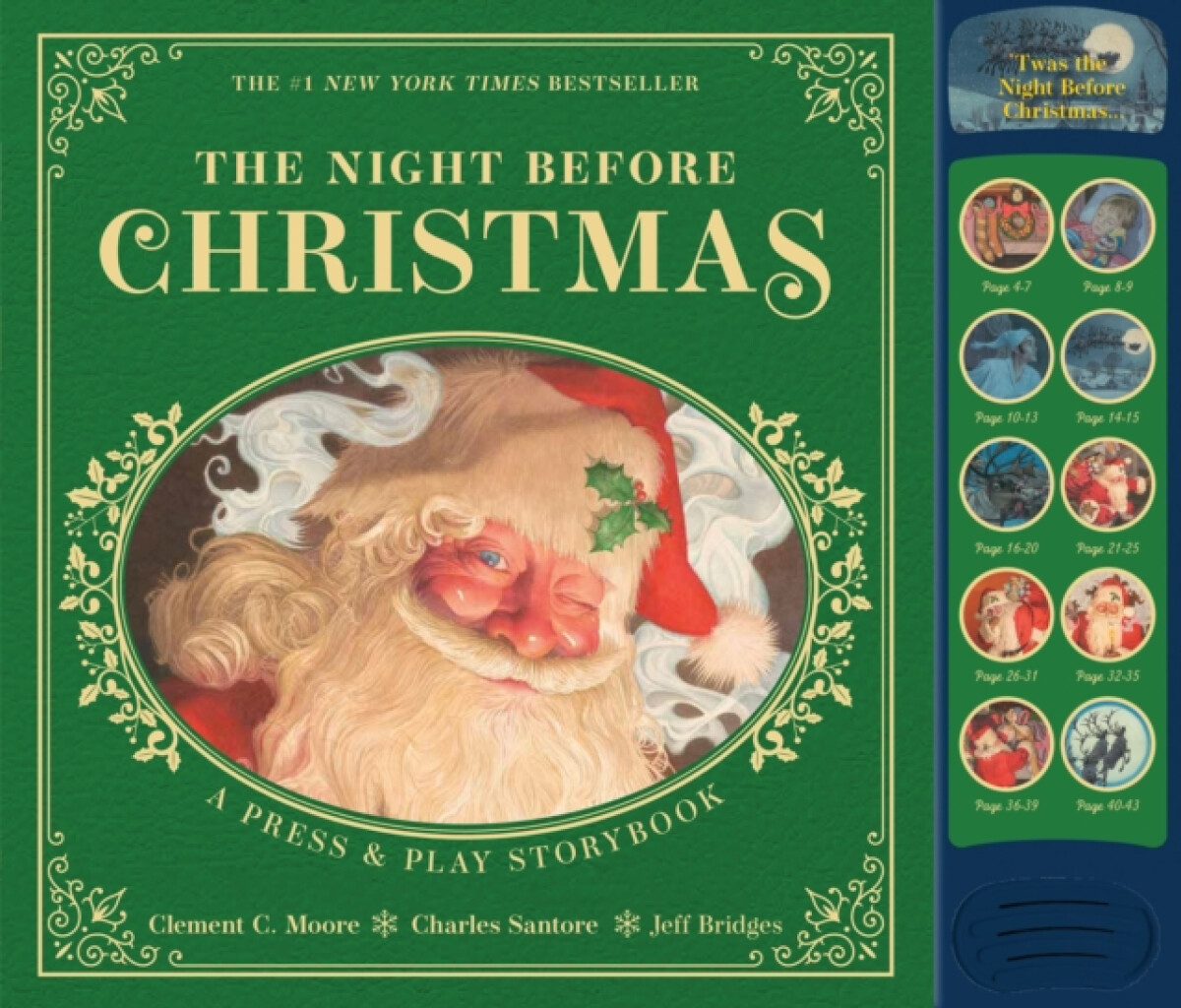 Kniha Night Before Christmas Press and Play Storybook