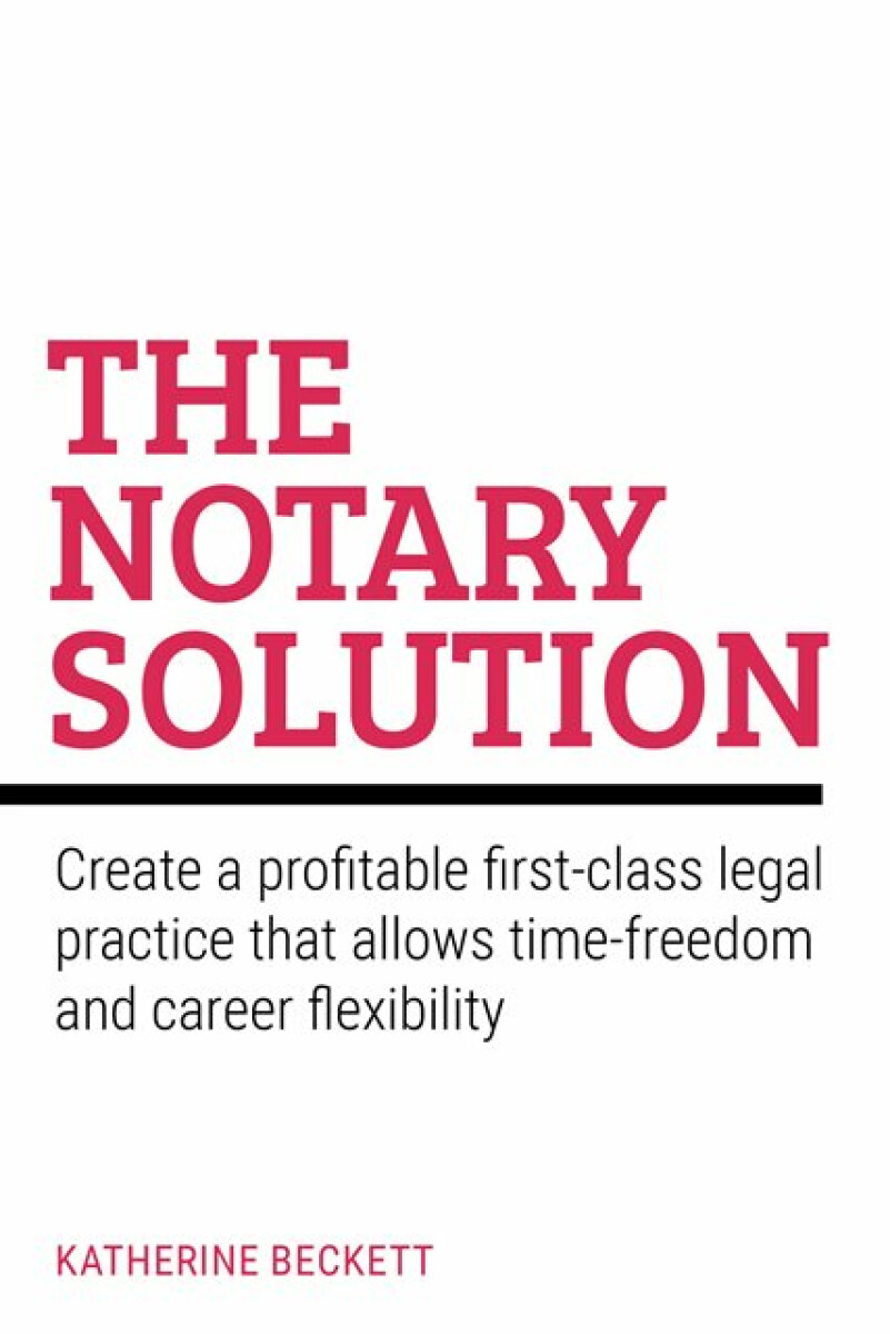 Kniha Notary Solution