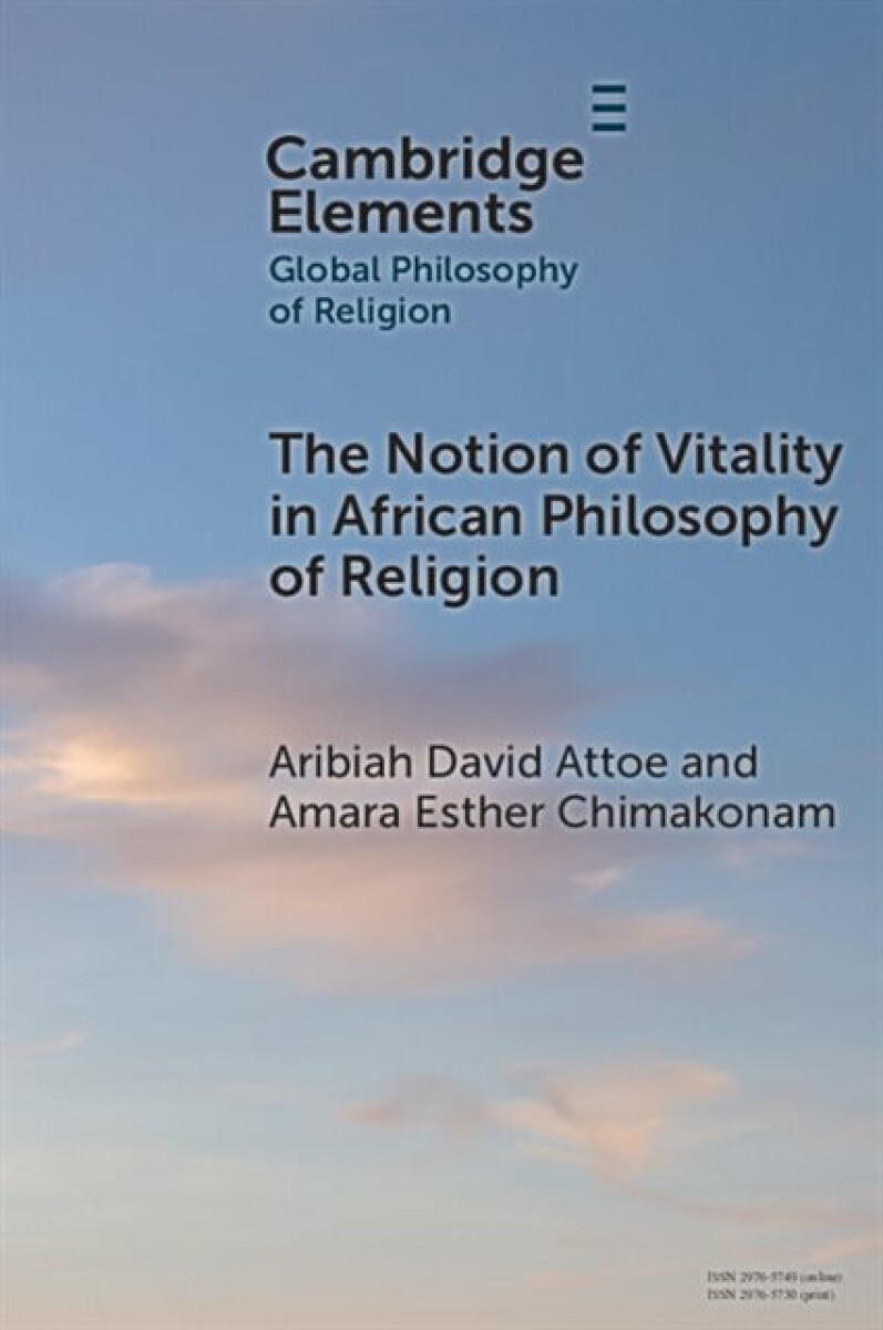 Kniha The Notion of Vitality in African Philosophy of Religion