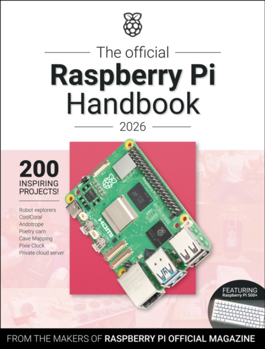 Kniha Official Raspberry Pi Handbook 2026