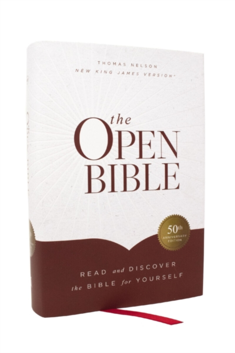 Kniha Open Bible: Read and Discover the Bible for Yourself (NKJV, Hardcover, Red Letter, Comfort Print)