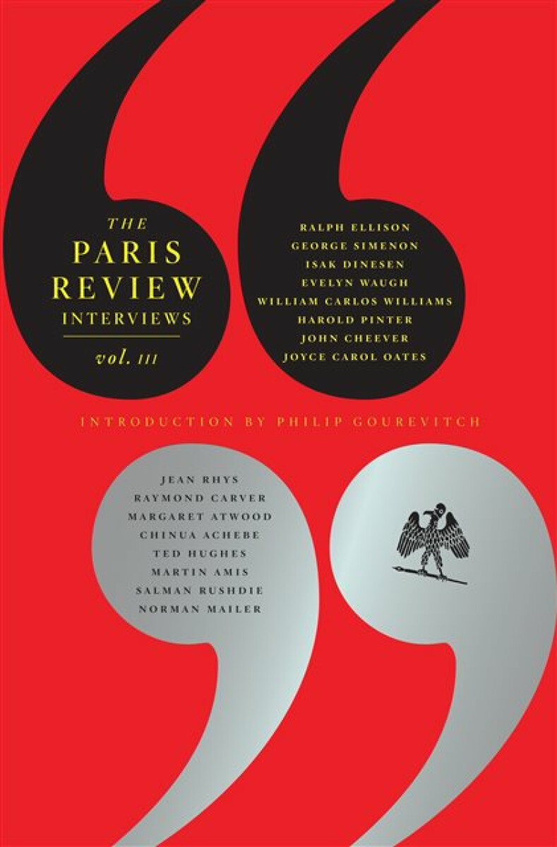 Kniha Paris Review Interviews: Vol. 3