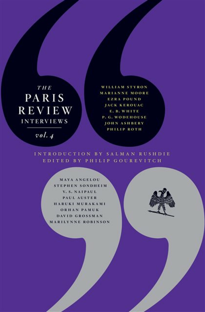 Kniha Paris Review Interviews: Vol. 4