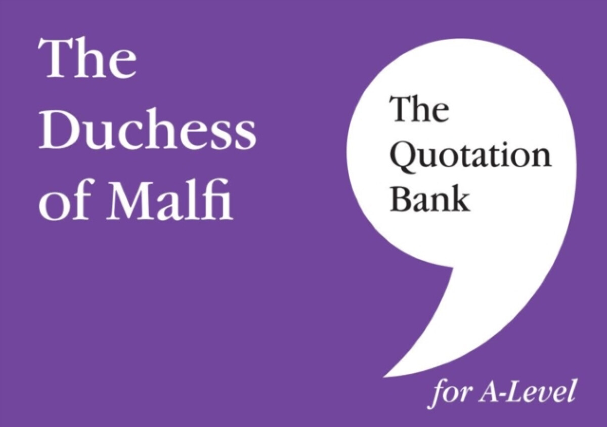 Kniha Quotation Bank: The Duchess of Malfi