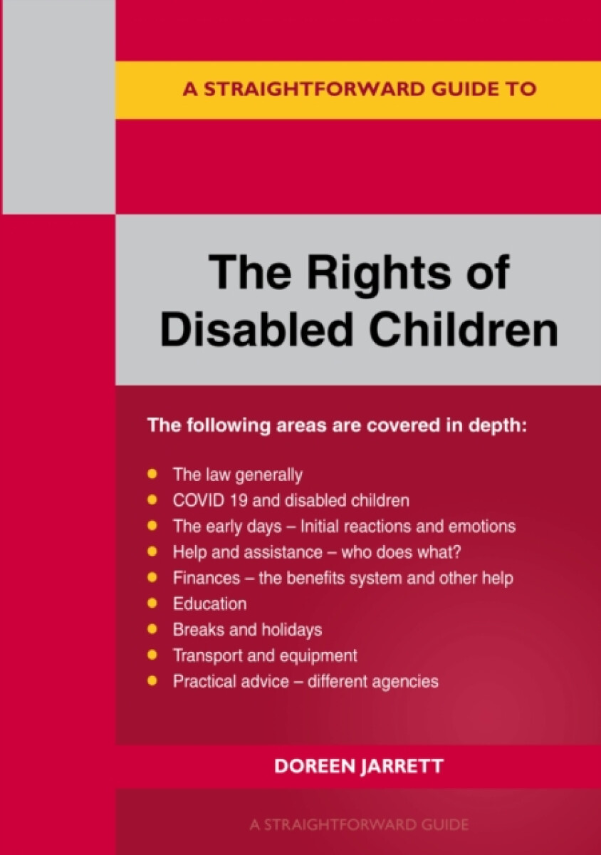 Kniha The Rights of Disabled Children
