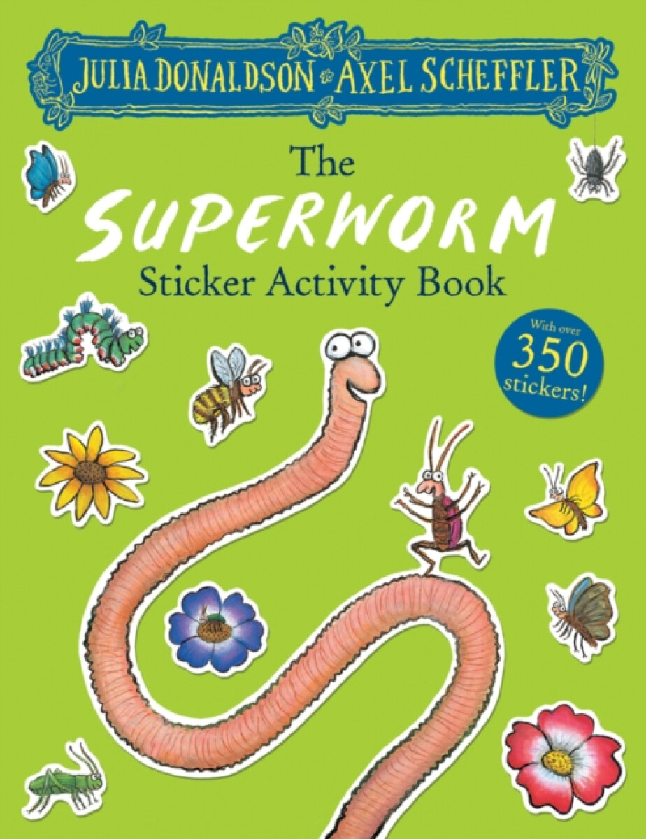 Kniha Superworm Sticker Book