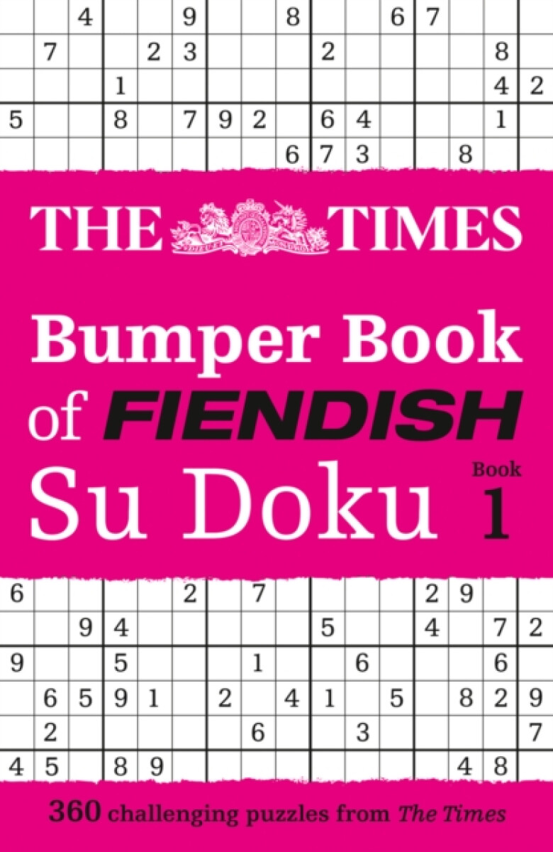 Kniha Times Bumper Book of Fiendish Su Doku book 1