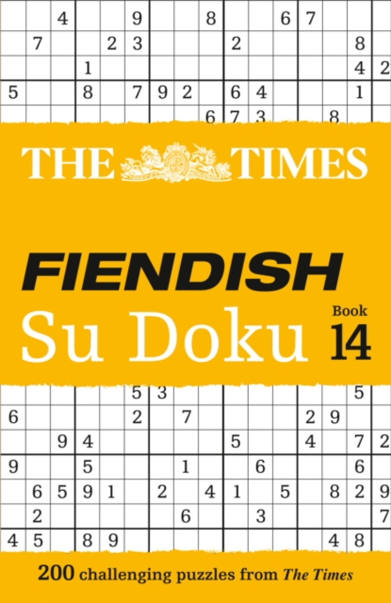 Kniha Times Fiendish Su Doku Book 14
