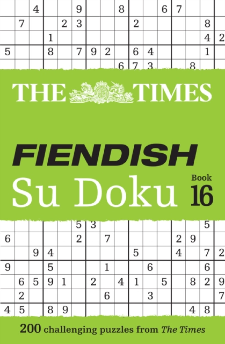 Kniha Times Fiendish Su Doku Book 16