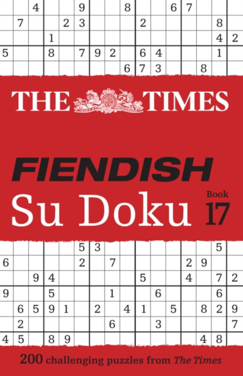 Kniha Times Fiendish Su Doku Book 17