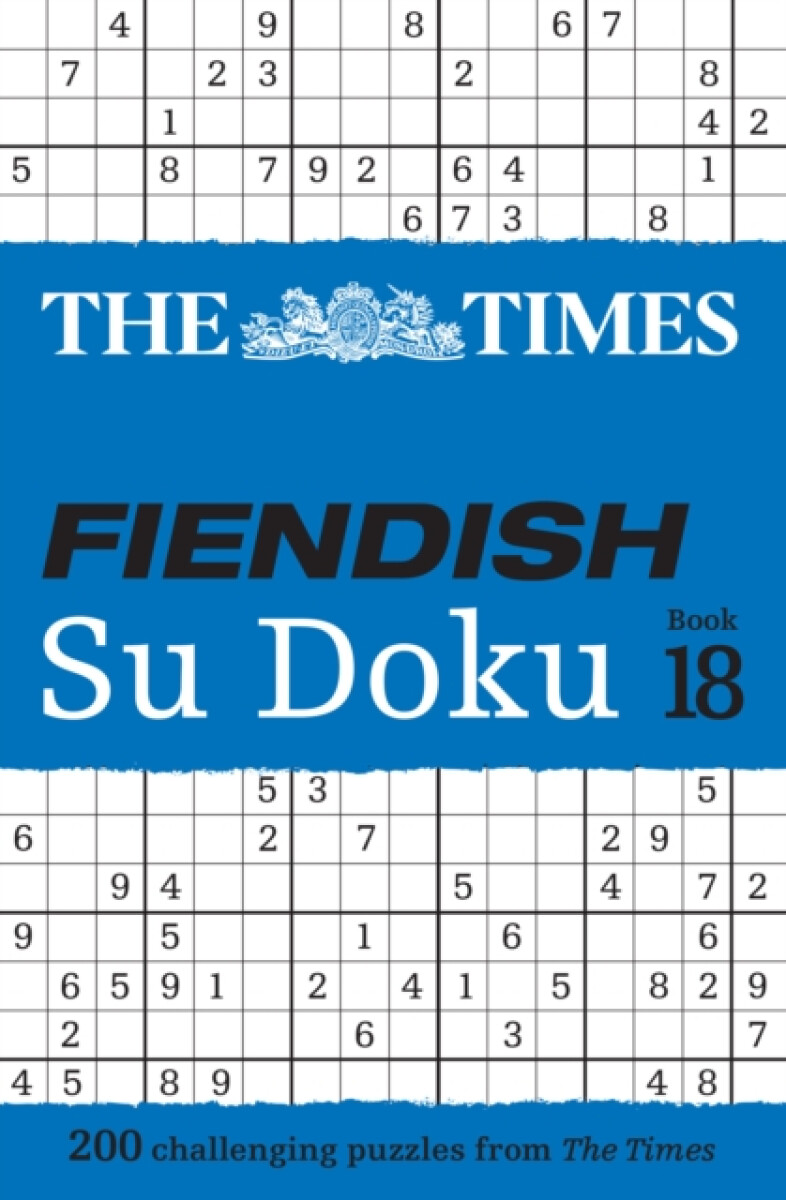 Kniha Times Fiendish Su Doku Book 18