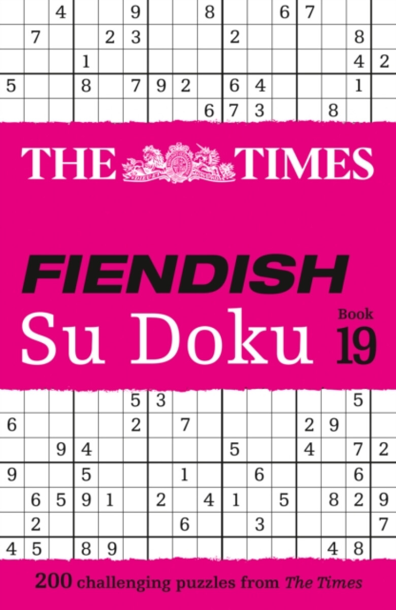 Kniha Times Fiendish Su Doku Book 19