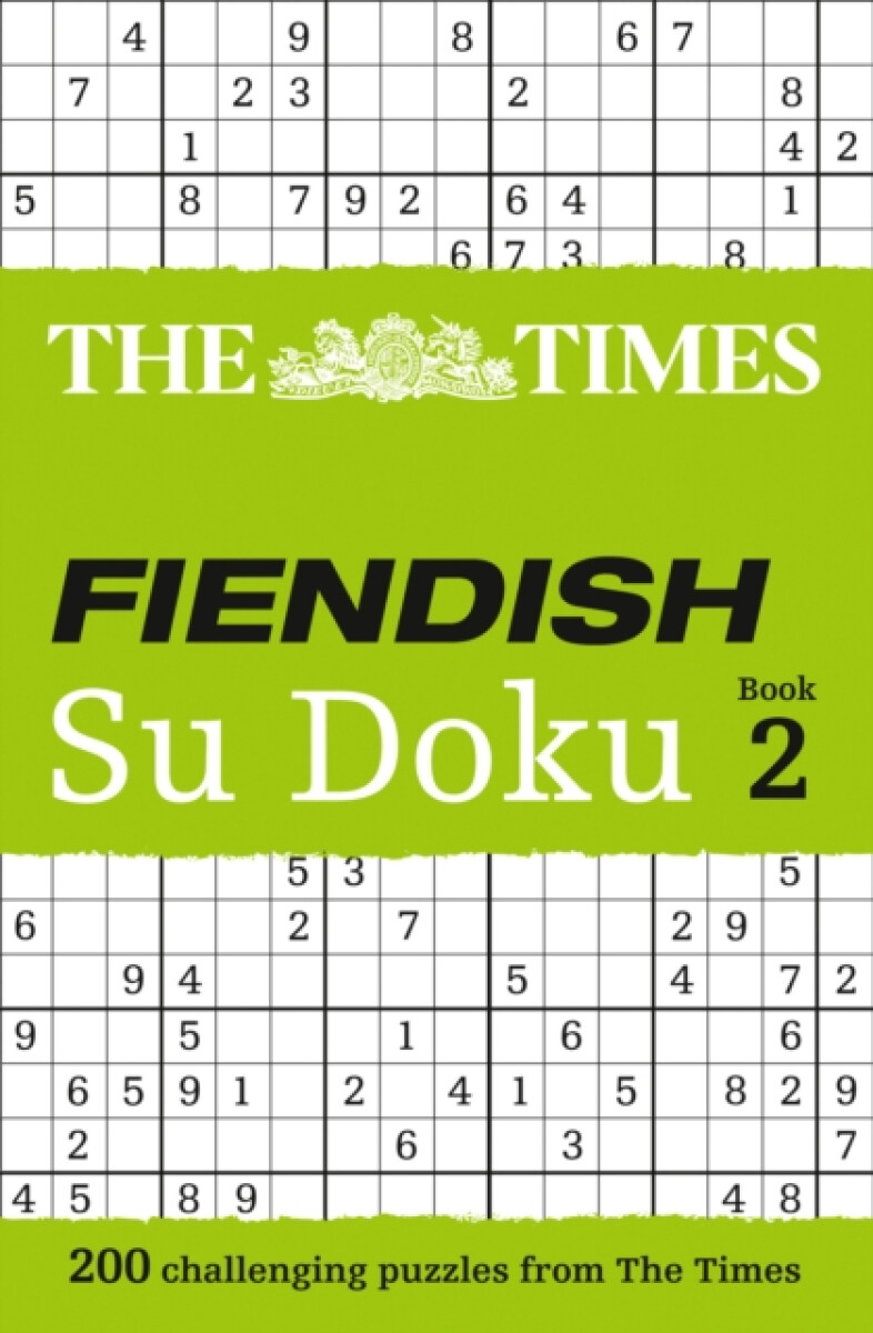 Kniha Times Fiendish Su Doku Book 2
