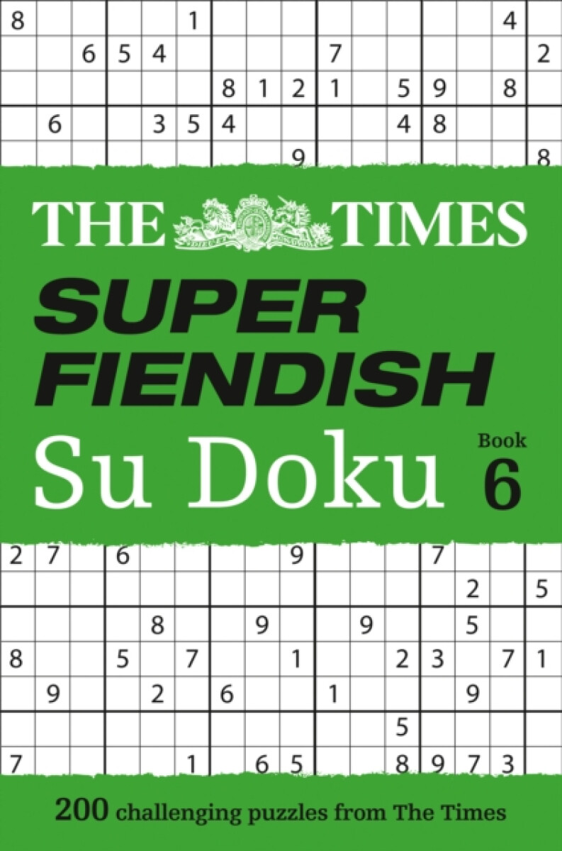 Kniha Times Super Fiendish Su Doku Book 6