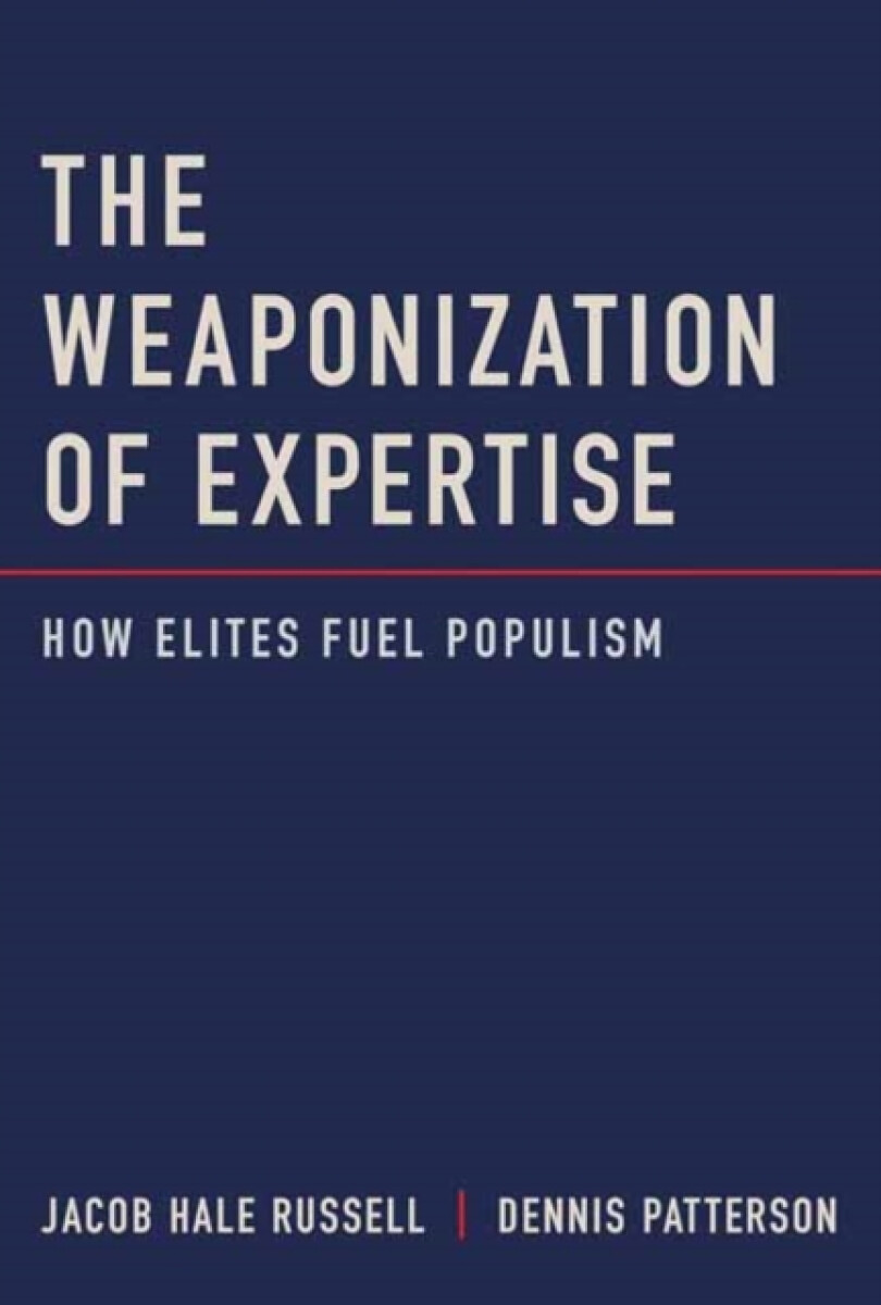 Kniha Weaponization of Expertise
