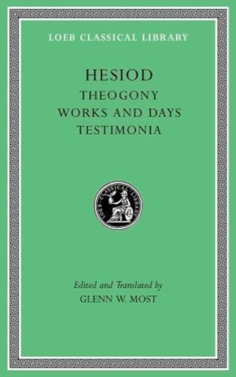 Kniha Theogony. Works and Days. Testimonia