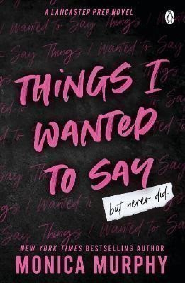 Kniha Things I Wanted To Say