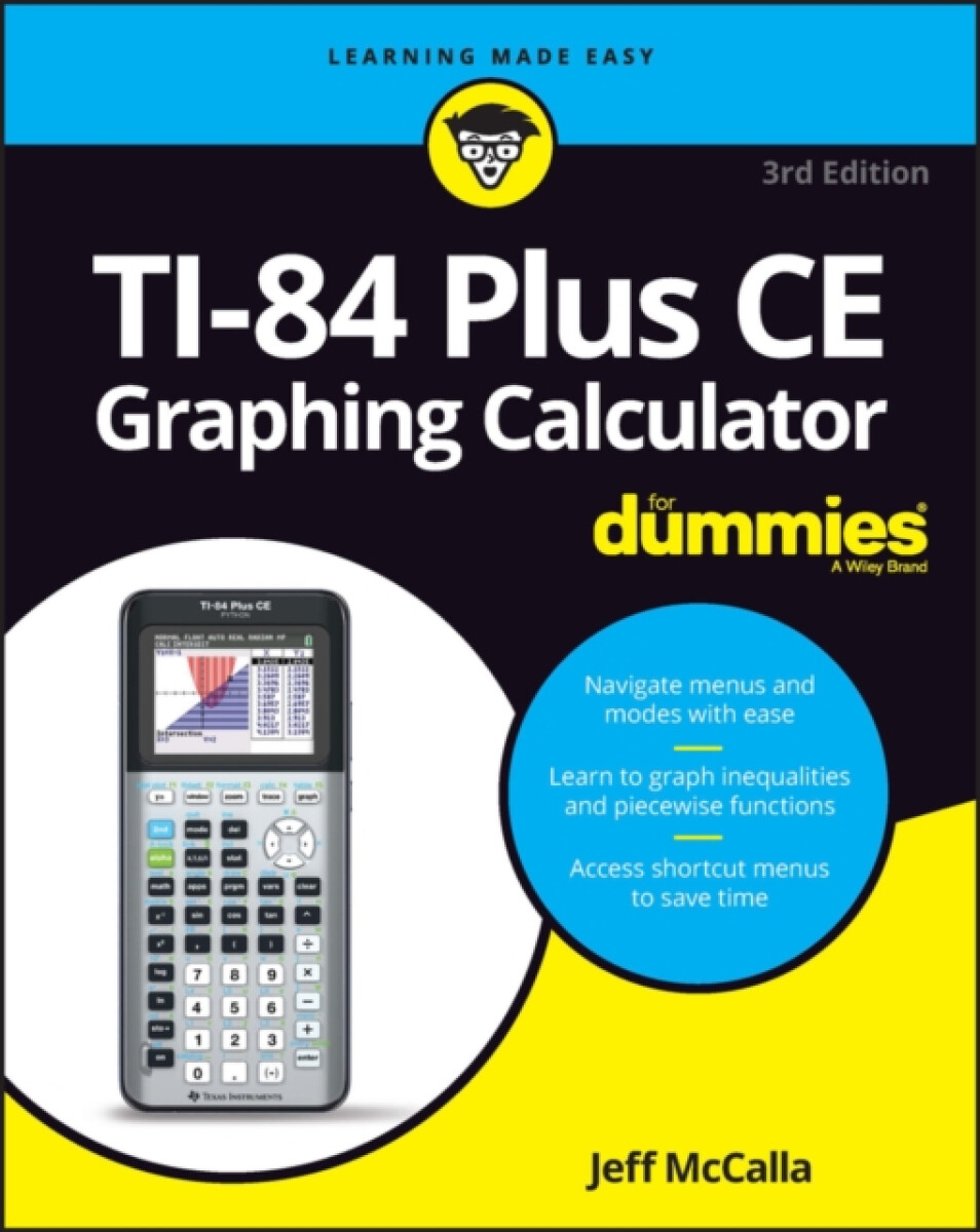 Kniha TI-84 Plus CE Graphing Calculator For Dummies