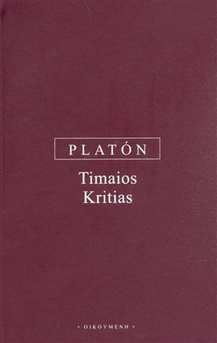 Timaios, Kritias - Platón | Knihy Dobrovský