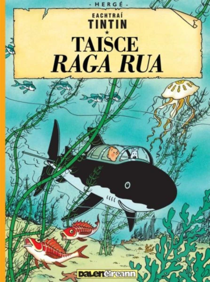 Kniha Tintin: Taisce Raga Rua (Tintin in Irish)