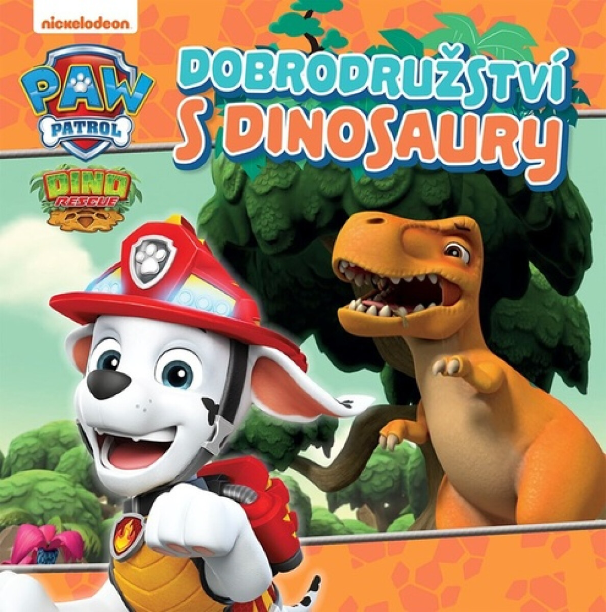 Kniha Tlapková patrola – Dobrodružství s dinosaury