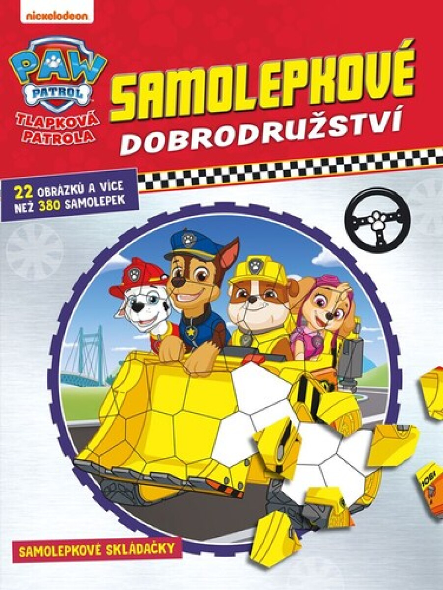Kniha Tlapková patrola - Samolepkové dobrodružství