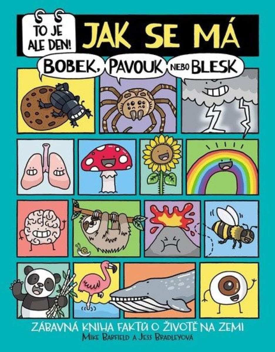 Kniha To je ale den! Jak se má bobek, pavouk nebo blesk