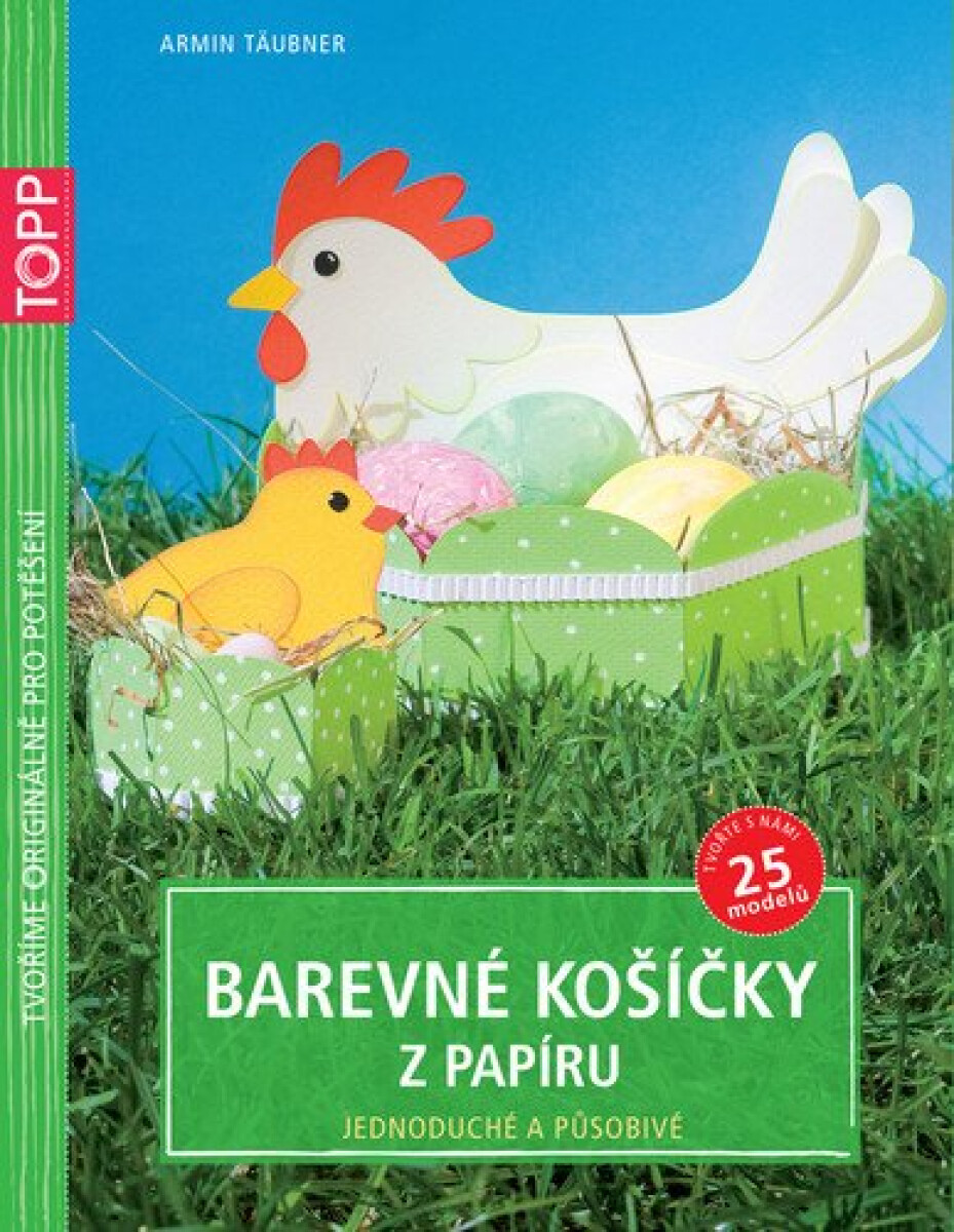 Kniha TOPP Barevné košíčky z papíru