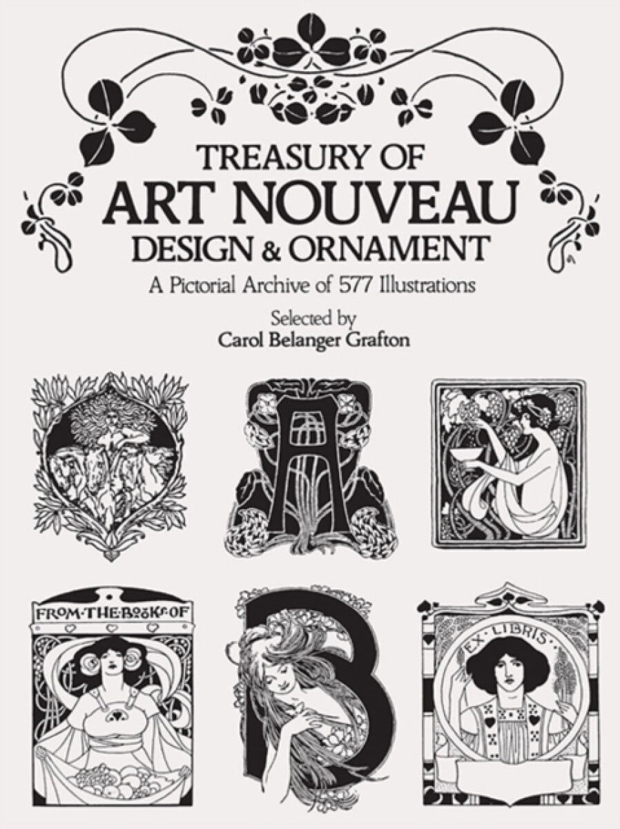 Kniha Treasury of Art Nouveau Design a Ornament