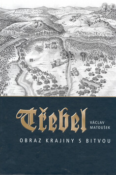 Kniha Třebel - Obraz krajiny s bitvou (poškozená)